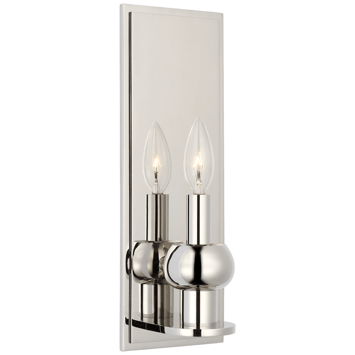 Comtesse Medium Sconce in Polished Nickel