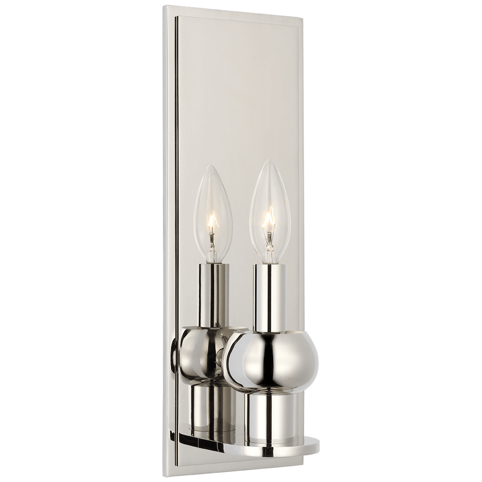 Comtesse Medium Sconce in Polished Nickel