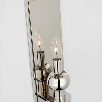 Comtesse Medium Sconce in Polished Nickel