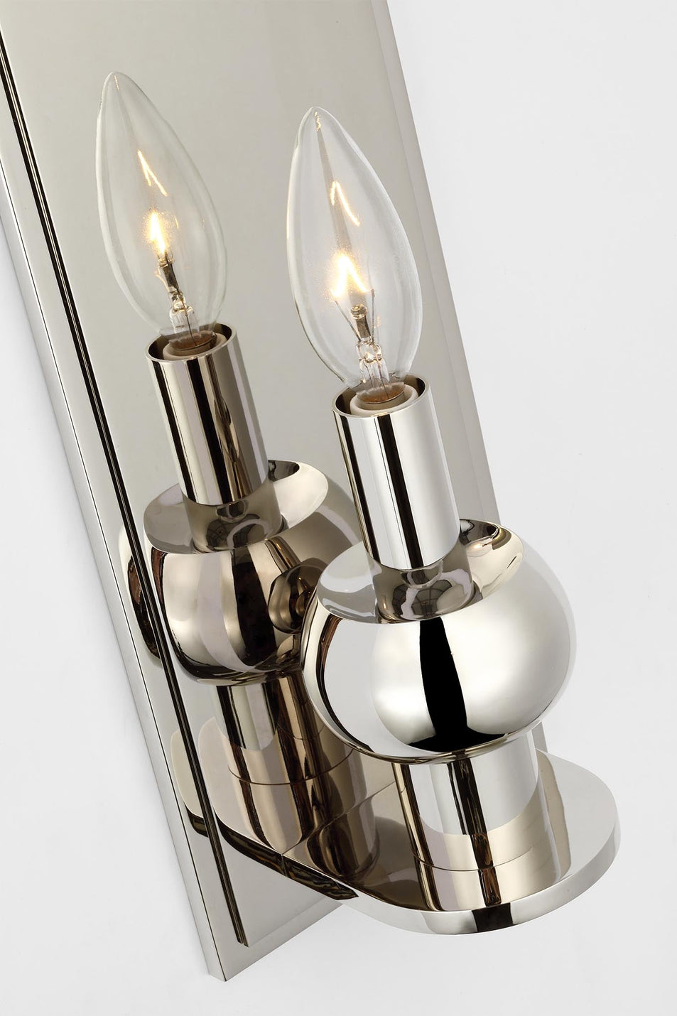 Comtesse Medium Sconce in Polished Nickel