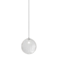 Lampada a sospensione Puppet grande SP G - Glossy Chrome / Cristallo trasparente
