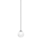 Lampada a sospensione Puppet piccola SP P - Matte Black / Bianco sfumato