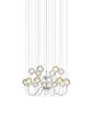 Lampada a sospensione Puppet grande SP 18P - Glossy Chrome / Multicolore 1