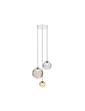 Lampada a sospensione Puppet - Glossy Chrome / Multicolore 1