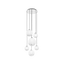 Glossy Chrome / Bianco sfumato
