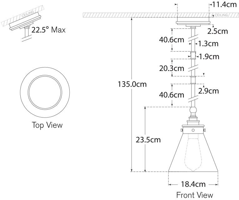 Parkington 9" Pendant Blueprint