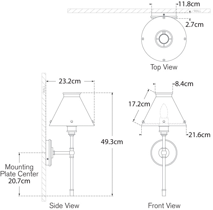 Applique Grande сon coda Parkington Progetto