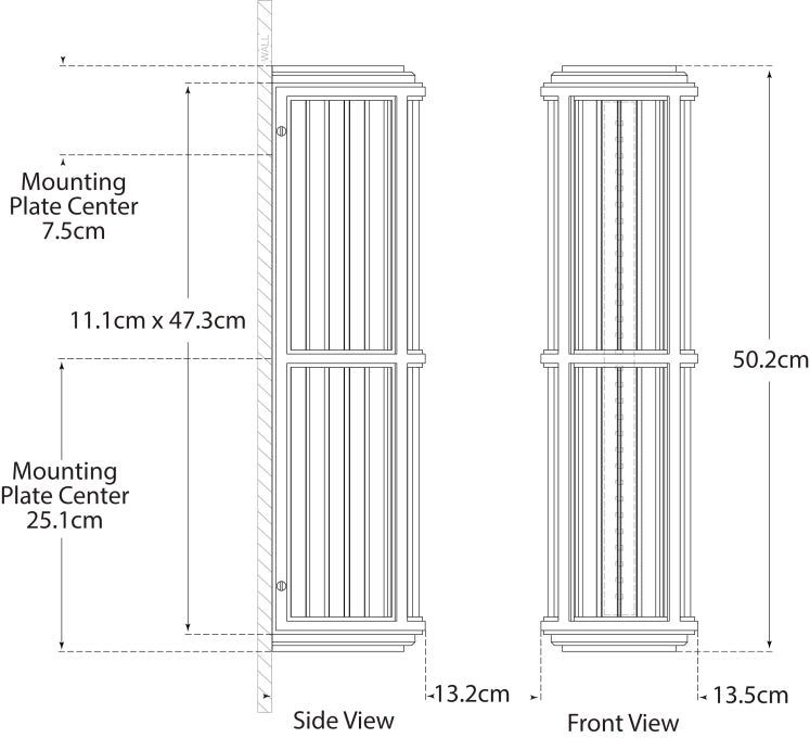 Perren Medium Wall Sconce Blueprint