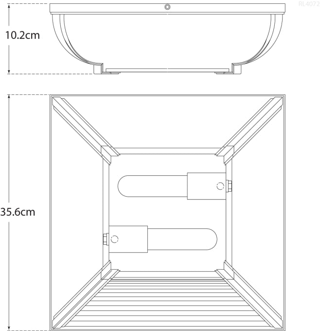 Perry Large Flush Mount Blueprint