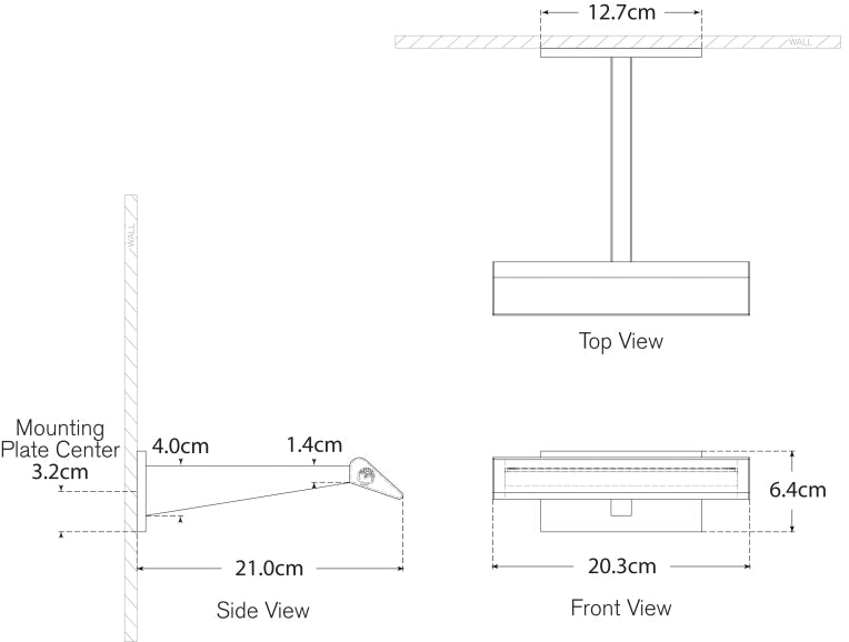 Petrel 8" Picture Light Blueprint