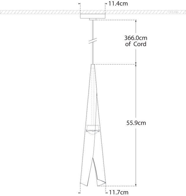 Piel Small Wrapped Pendant Blueprint