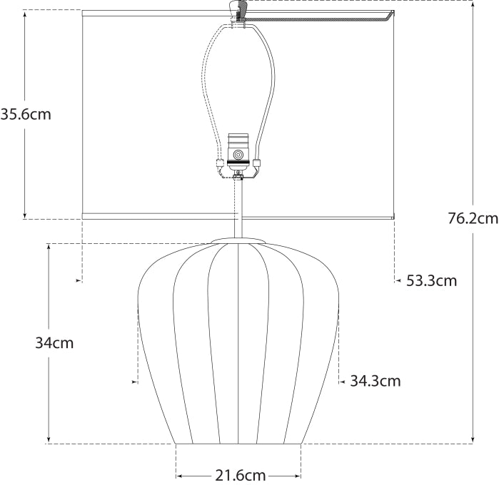 Pierrepont Medium Table Lamp Blueprint