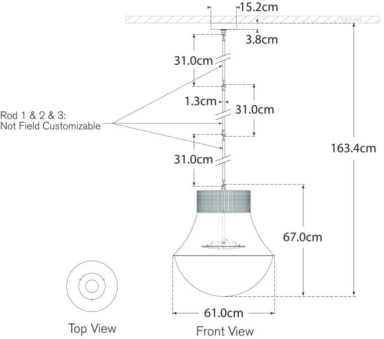 Precision 24" Pendant Blueprint