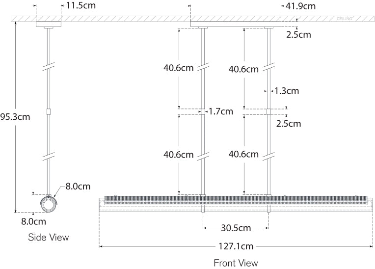 Precision Large Linear Chandelier Blueprint