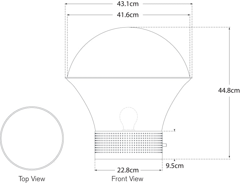 Precision Medium Table Lantern Blueprint