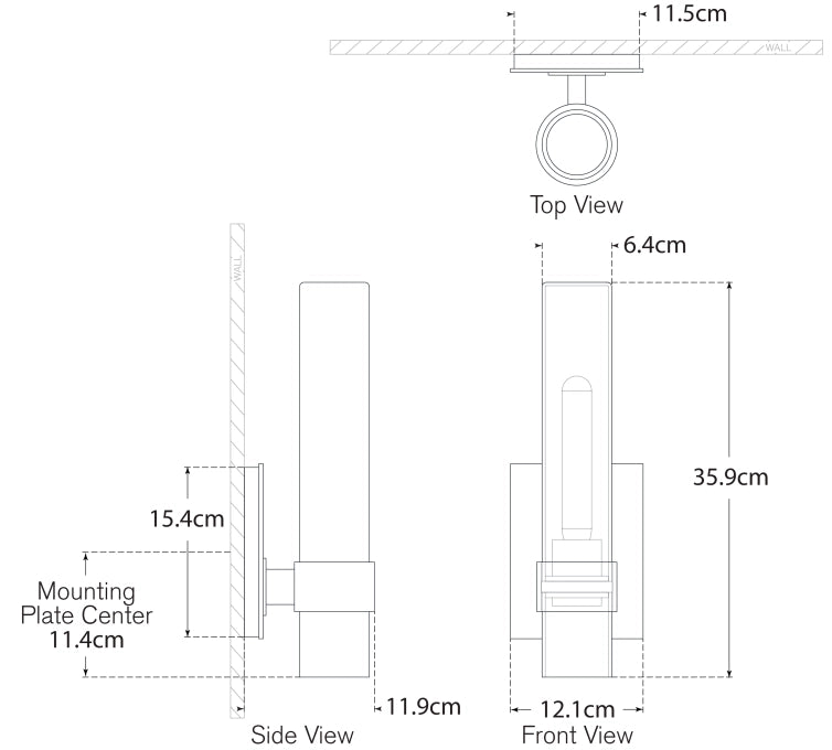 Presidio 14" Outdoor Sconce Blueprint