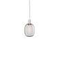 Riflesso Small Pendant - Matt Copper / Smoky Transparent / L22CC