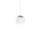 Rina Small Pendant - Matt Black Nickel / White Murrina / G9