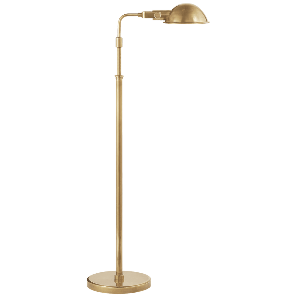 Fairfield Pharmacy Floor Lamp, a premium Functional light by Visual Comfort & Co. Close - up image of its design.