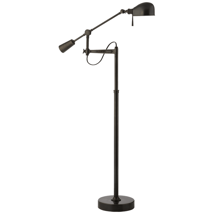 RL '67 Boom Arm Floor Lamp, a premium Functional light by Visual Comfort & Co. Close - up image of its design.