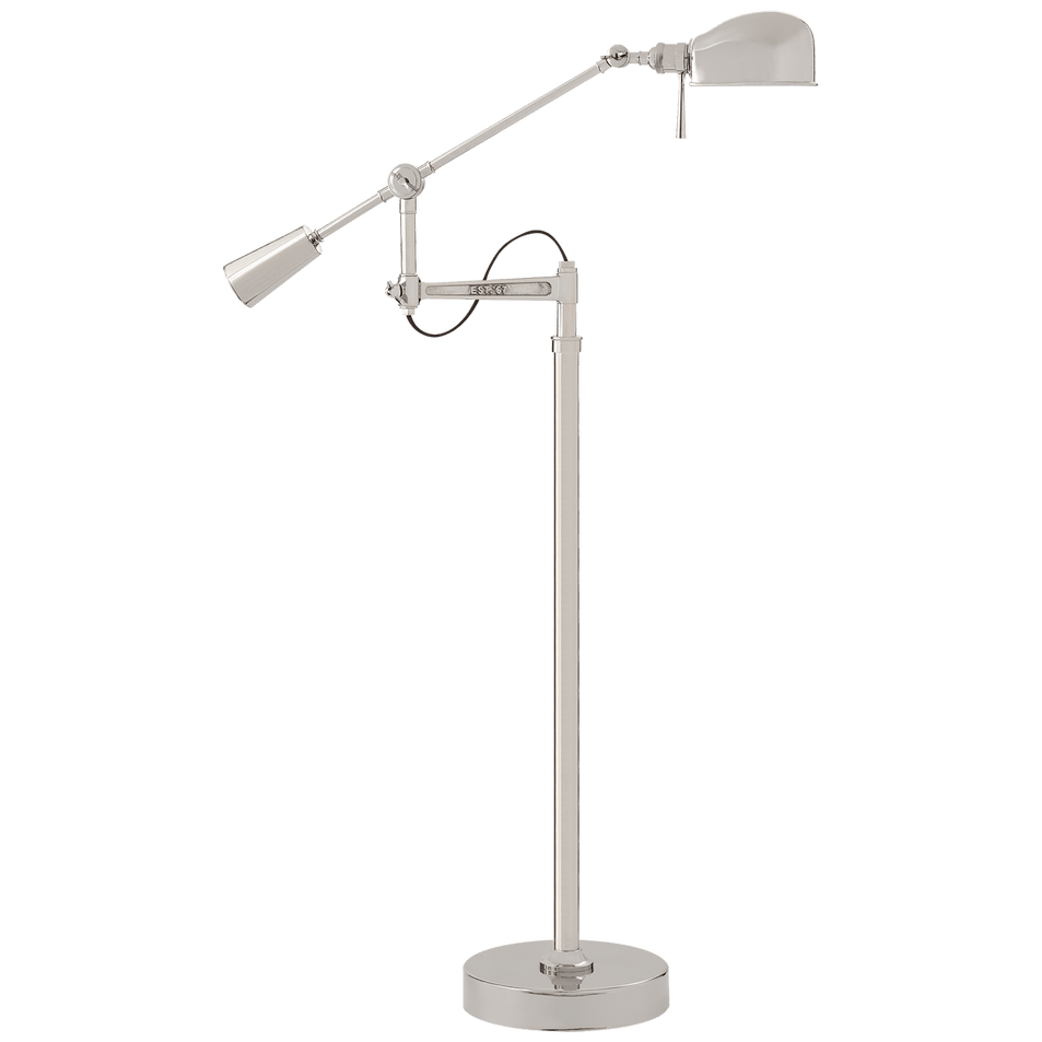 RL '67 Boom Arm Floor Lamp, a premium Functional light by Visual Comfort & Co. Close - up image of its design.