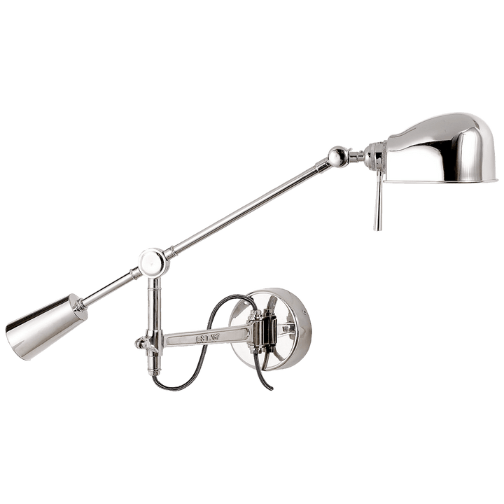 RL '67 Boom Arm Wall Lamp, a premium Functional light by Visual Comfort & Co. Close - up image of its design.