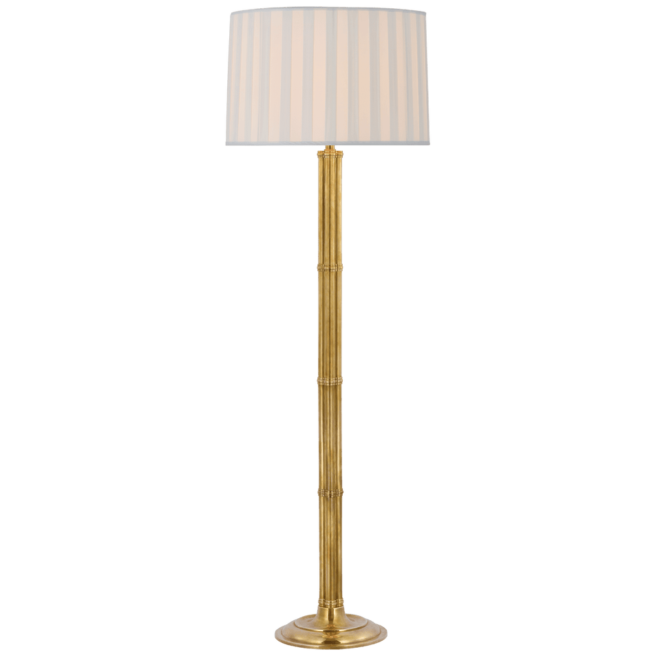 Downing Large Floor Lamp, a premium Decorative light by Visual Comfort & Co. Close - up image of its design.