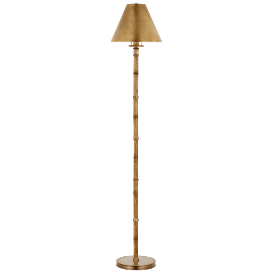 Dalfern Petite Reading Floor Lamp, a premium Decorative light by Visual Comfort & Co. Close - up image of its design.