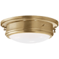 Marine Porthole Medium Flush Mount, a premium Flush Mount light by Visual Comfort & Co. Close - up image of its design.