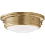 Marine Porthole Medium Flush Mount, a premium Flush Mount light by Visual Comfort & Co. Close - up image of its design.