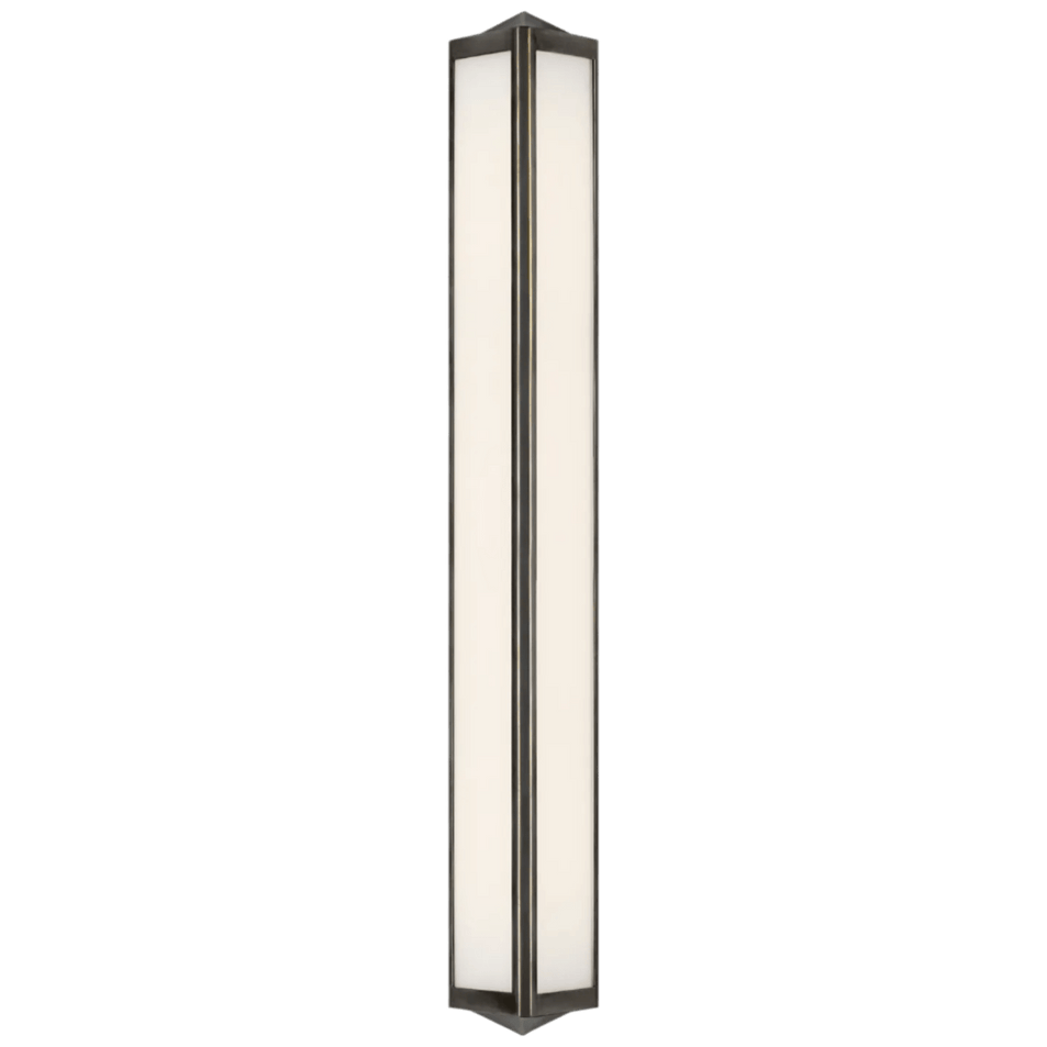 Geneva Large Sconce, a premium Bath light by Visual Comfort & Co. Close - up image of its design.