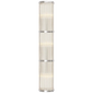 Allen Large Linear Sconce, a premium Bath light by Visual Comfort & Co. Close - up image of its design.