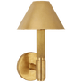 Barrett Small Single Knurled Sconce, a premium Decorative light by Visual Comfort & Co. Close - up image of its design.