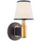 Riley Single Sconce, a premium Decorative light by Visual Comfort & Co. Close - up image of its design.