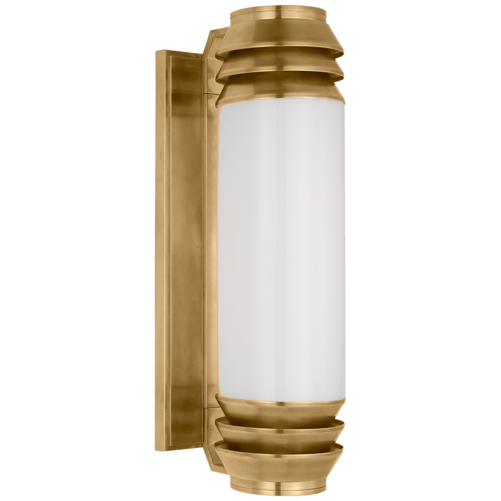 Chadwell 19" Sconce, a premium Bath light by Visual Comfort & Co. Close - up image of its design.