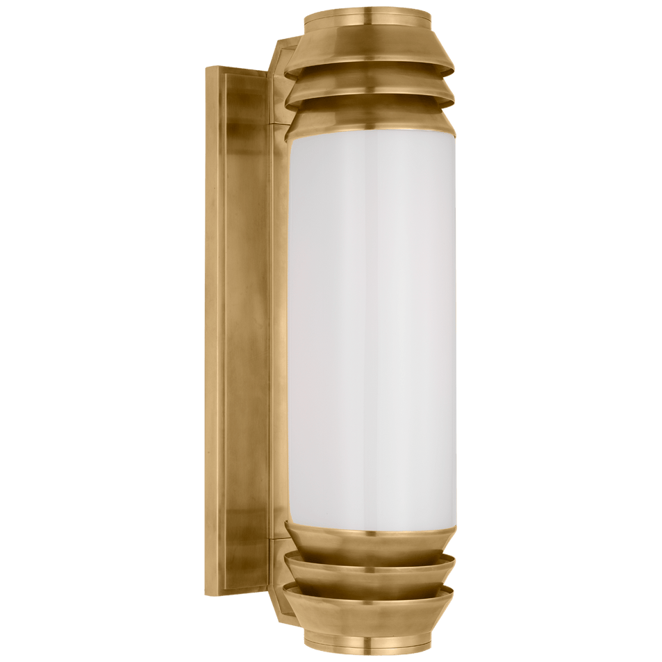 Chadwell 19" Sconce, a premium Bath light by Visual Comfort & Co. Close - up image of its design.