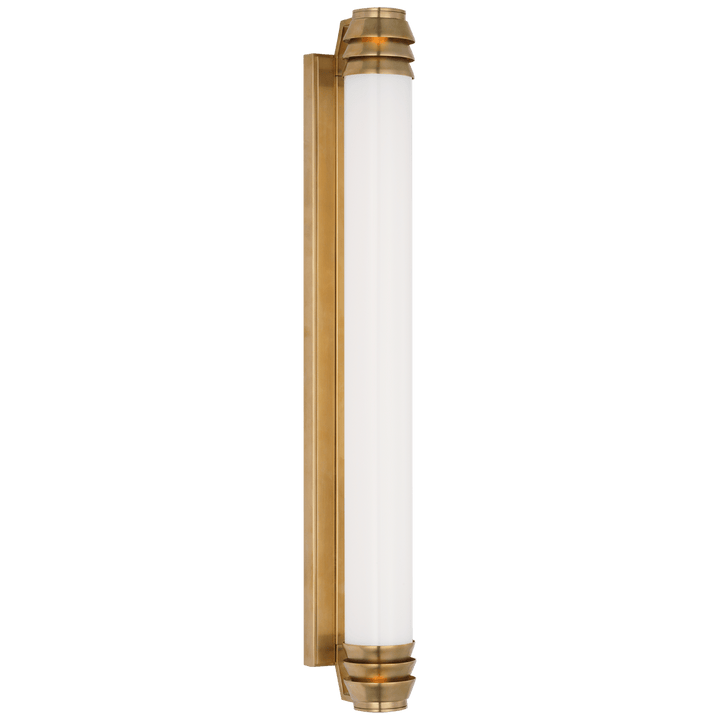 Chadwell 25" Sconce, a premium Bath light by Visual Comfort & Co. Close - up image of its design.