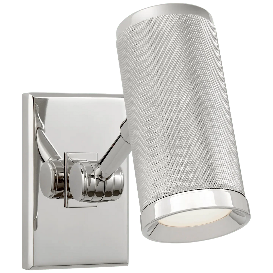 Barrett Mini Bed Light, a premium Functional light by Visual Comfort & Co. Close - up image of its design.