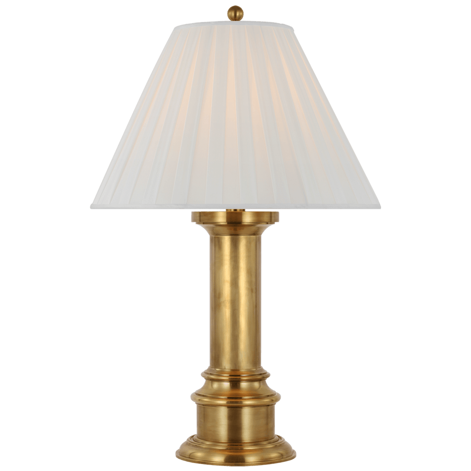 Hammett Large Table Lamp, a premium Decorative light by Visual Comfort & Co. Close - up image of its design.