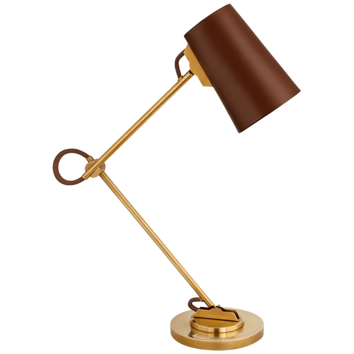 Benton Adjustable Desk Lamp, a premium Functional light by Visual Comfort & Co. Close - up image of its design.