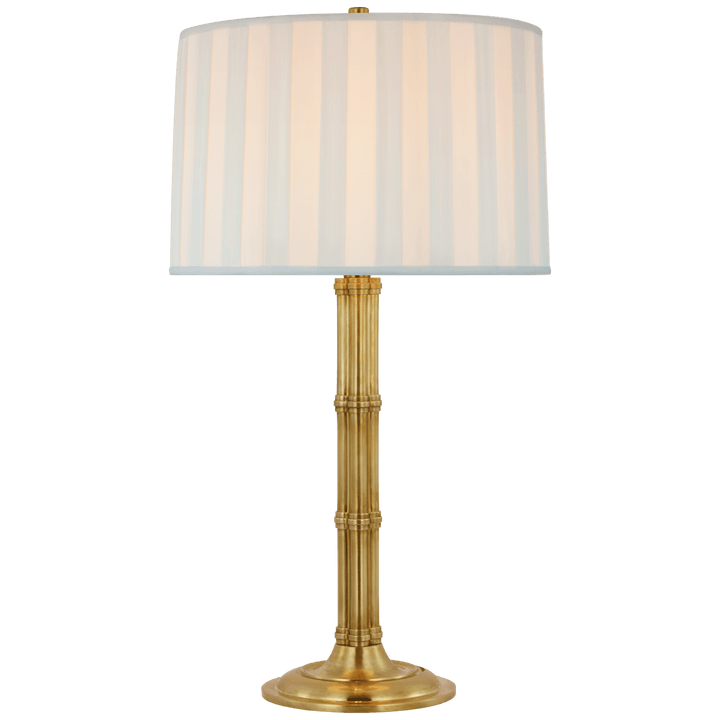 Downing Large Table Lamp, a premium Decorative light by Visual Comfort & Co. Close - up image of its design.