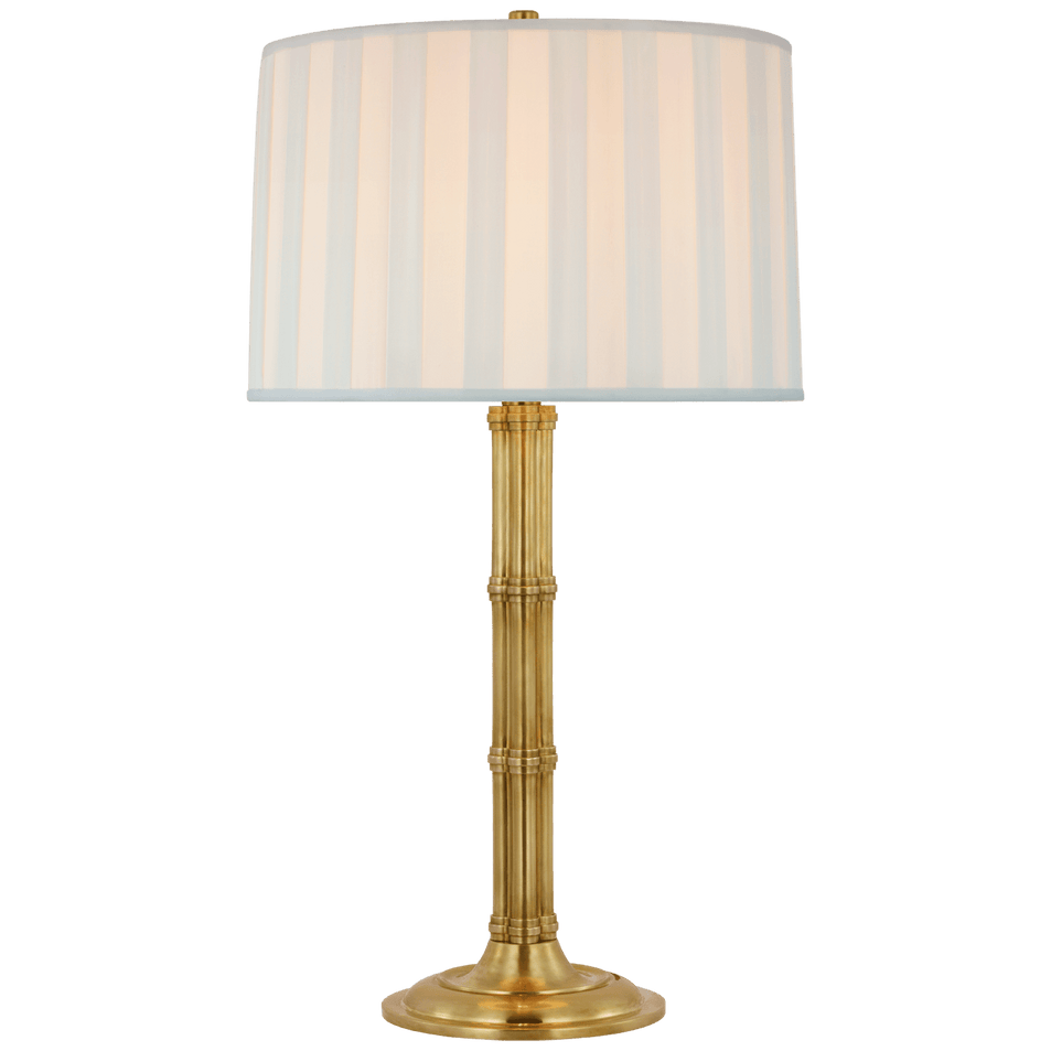 Downing Large Table Lamp, a premium Decorative light by Visual Comfort & Co. Close - up image of its design.
