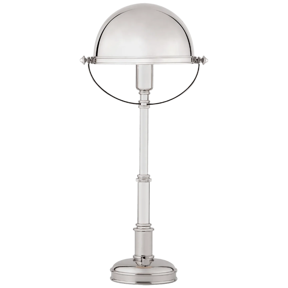Carthage Mini Lamp, a premium Functional light by Visual Comfort & Co. Close - up image of its design.