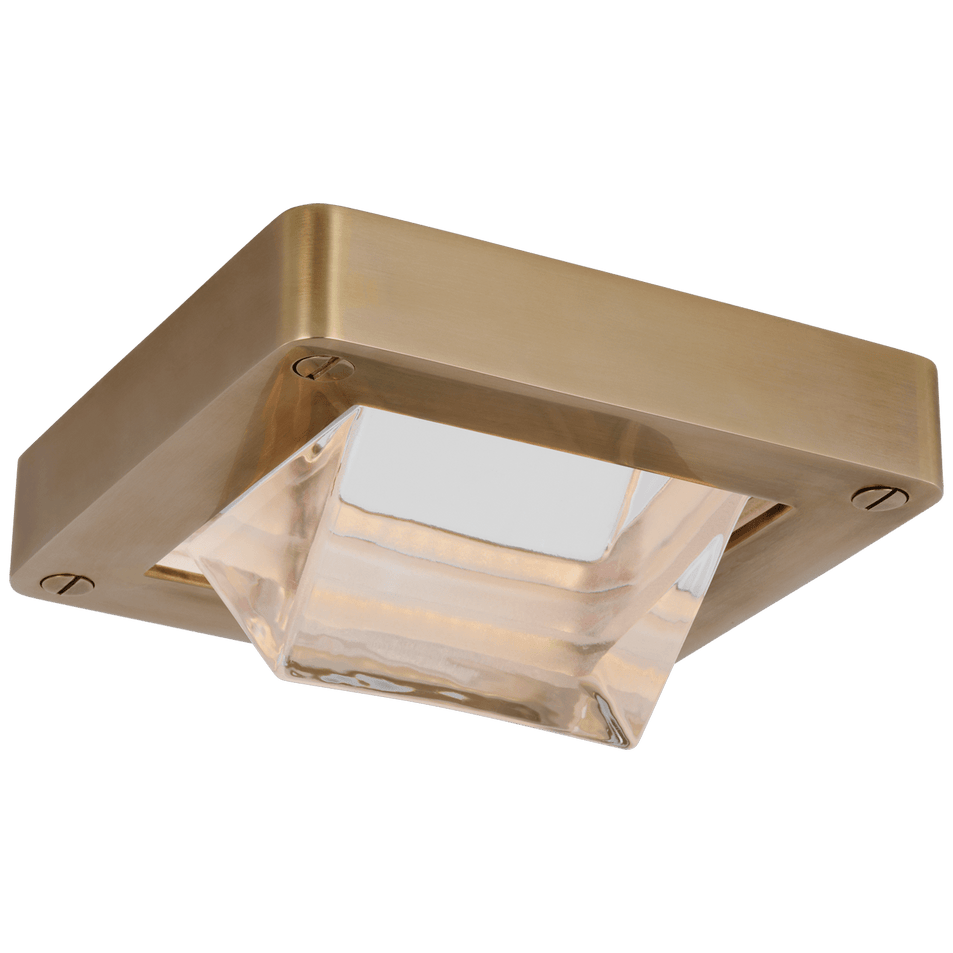 Rolland 5" Solitaire Flush Mount, a premium Flush Mount light by Visual Comfort & Co. Close - up image of its design.