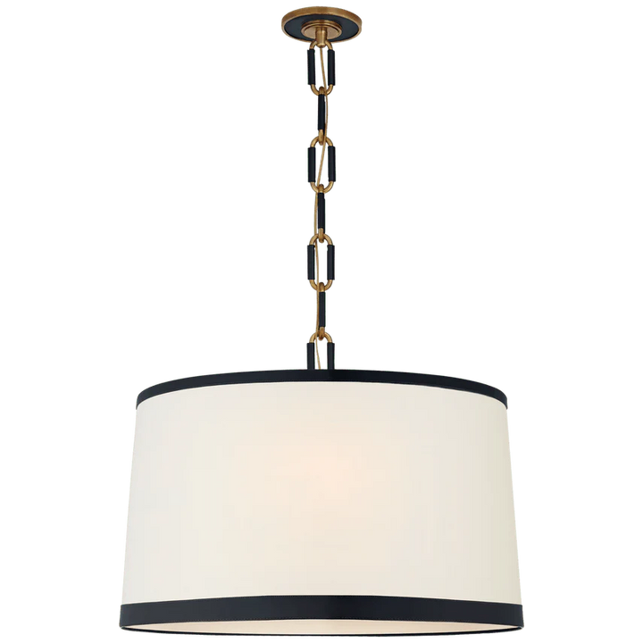 Cody Large Hanging Shade, a premium Hanging Shade light by Visual Comfort & Co. Close - up image of its design.