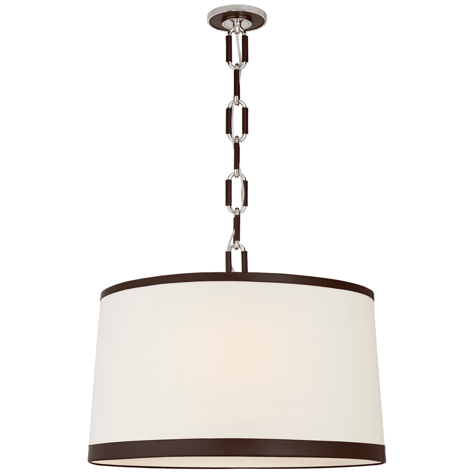 Cody Large Hanging Shade, a premium Hanging Shade light by Visual Comfort & Co. Close - up image of its design.