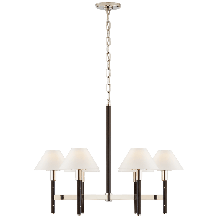 Radford Medium Chandelier, a premium Chandelier light by Visual Comfort & Co. Close - up image of its design.