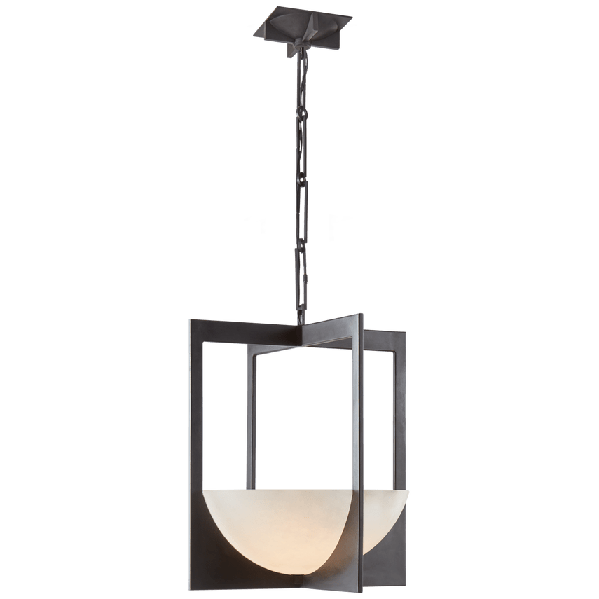 Michaela Small Wide Chandelier, a premium Chandelier light by Visual Comfort & Co. Close - up image of its design.