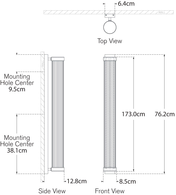Ranier 30" Linear Bath Light Blueprint