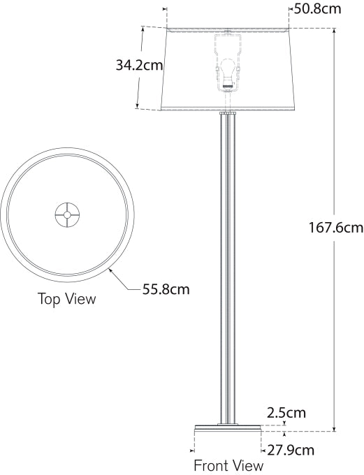 Riley Large Floor Lamp Blueprint